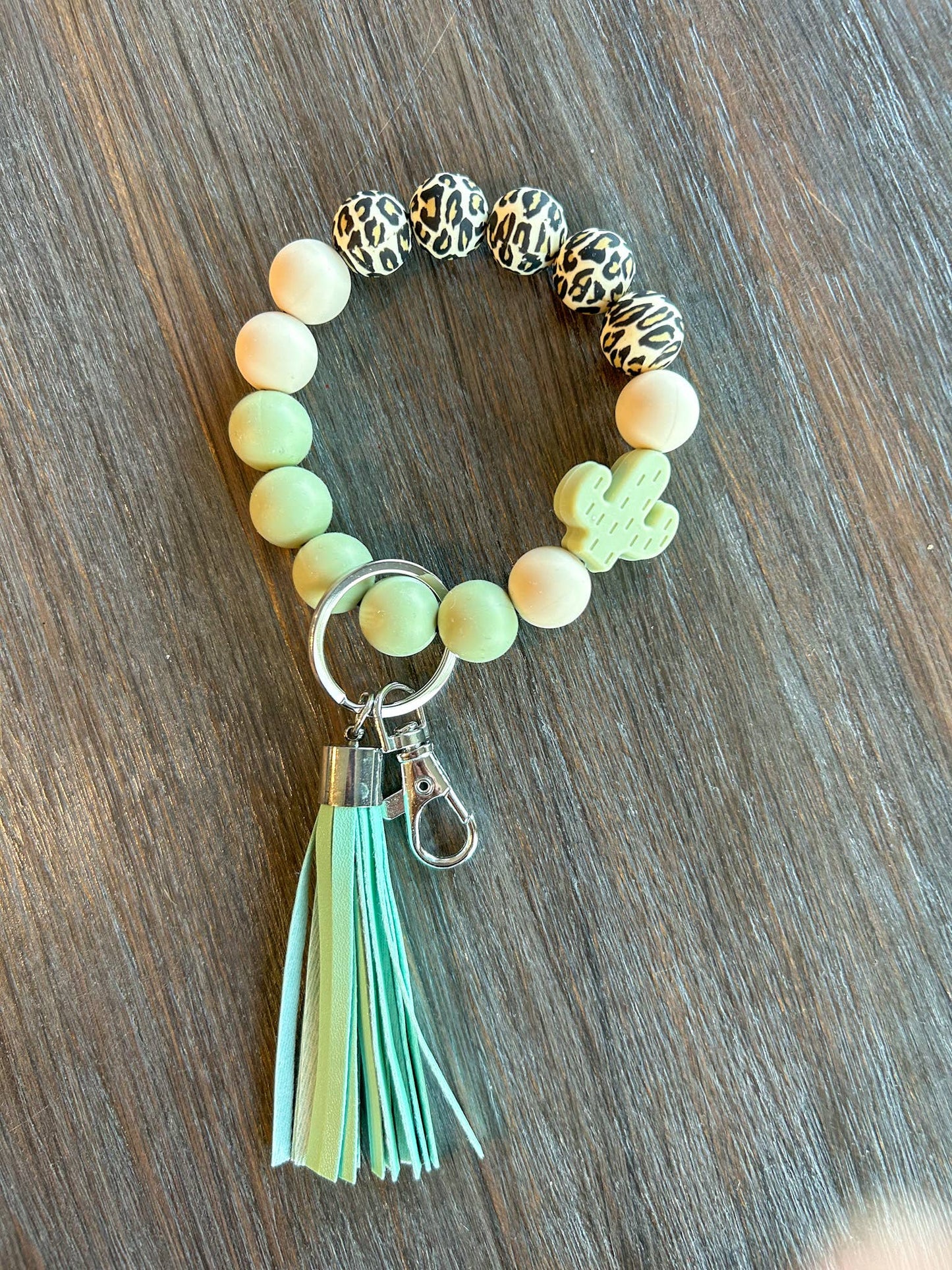 Cactus Western Keychain: Pink