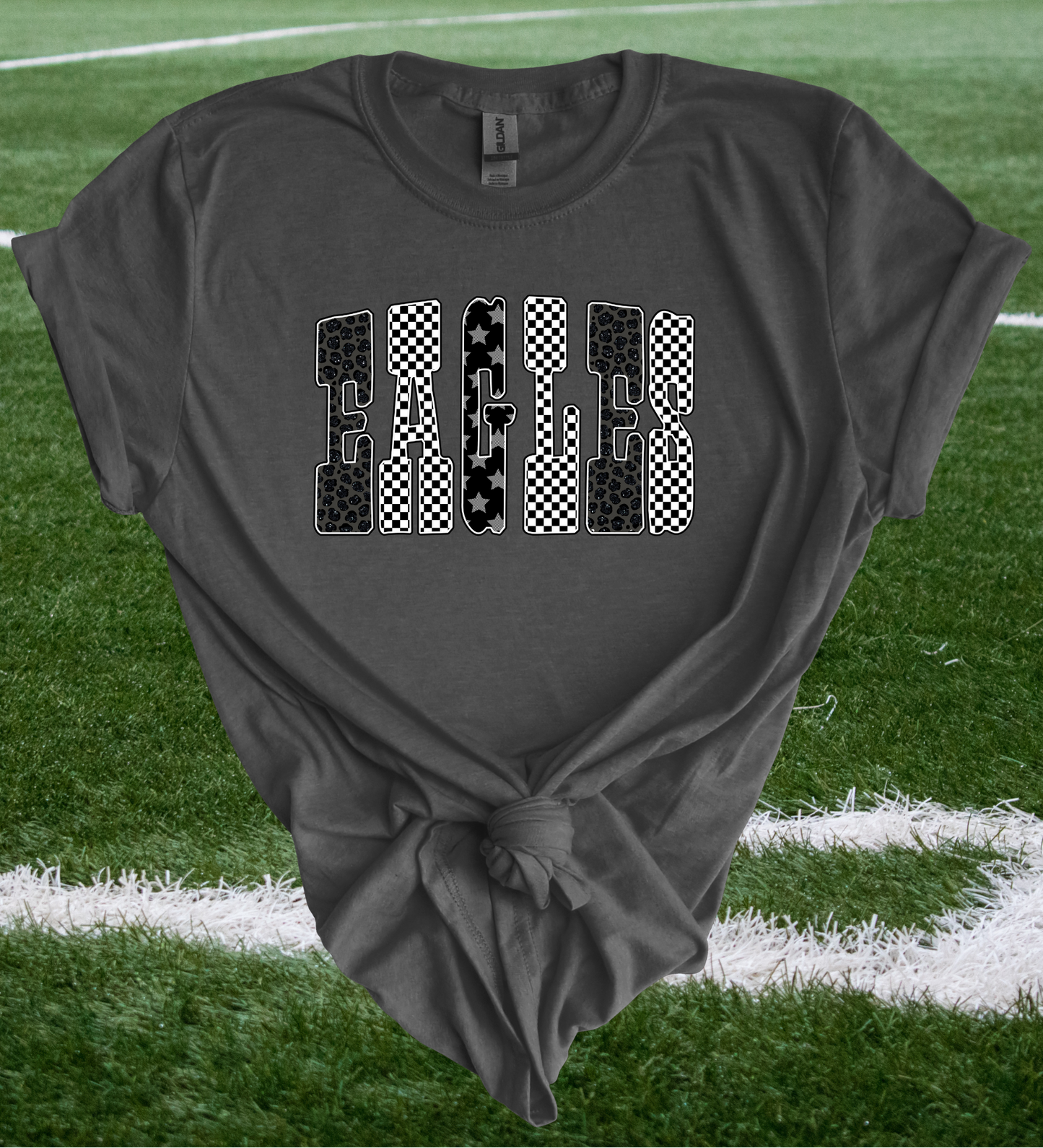 Multi-Print Eagles Tee - 2 Color Options