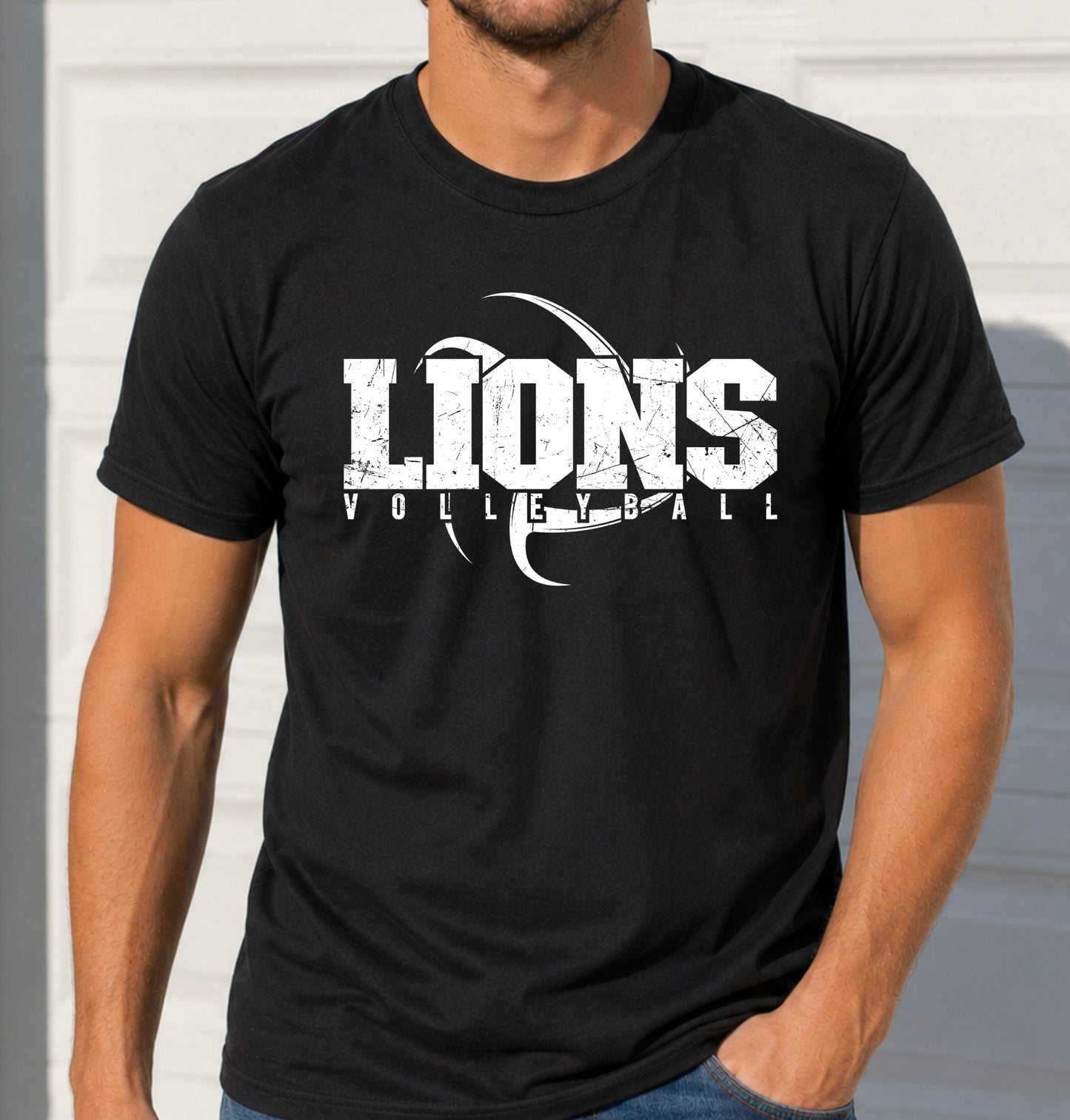 Classic Lions Volleyball Tee - 2 Colors