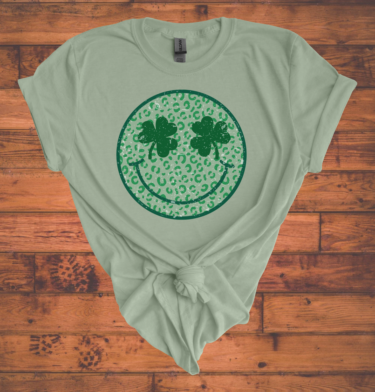 Shamrock Smiley Tee