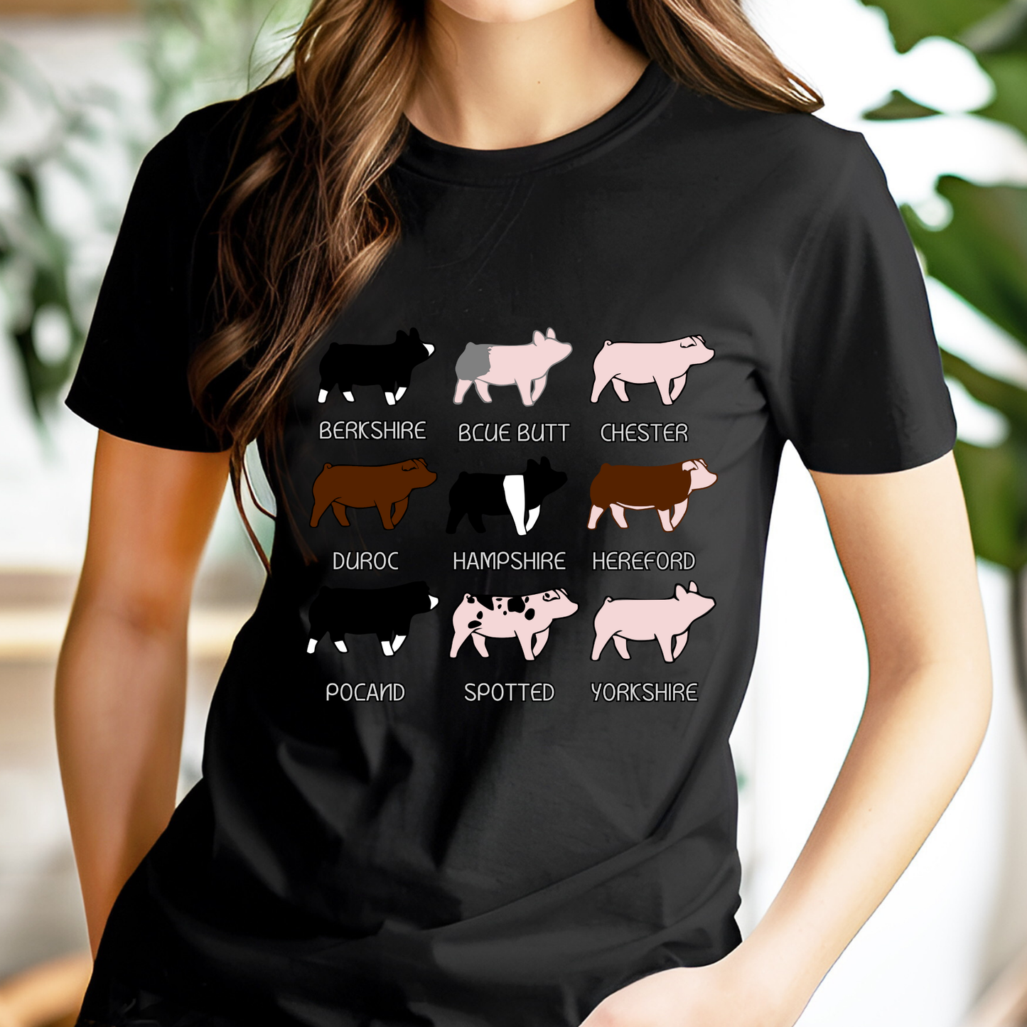 Pig Breeds Tee