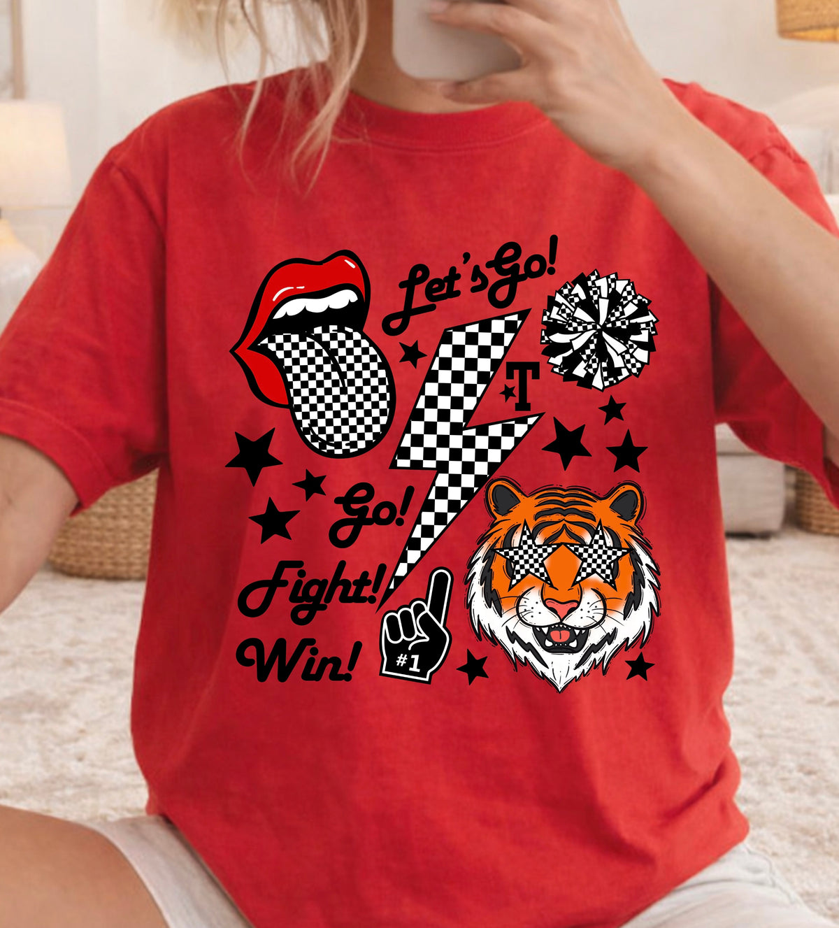 Go Fight Win Tigers Tee