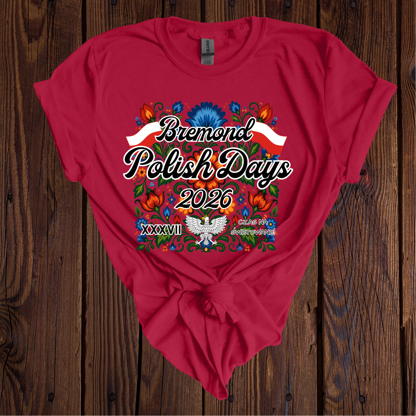 Polish Days Tee 2026 - Gildan Adult Sizes