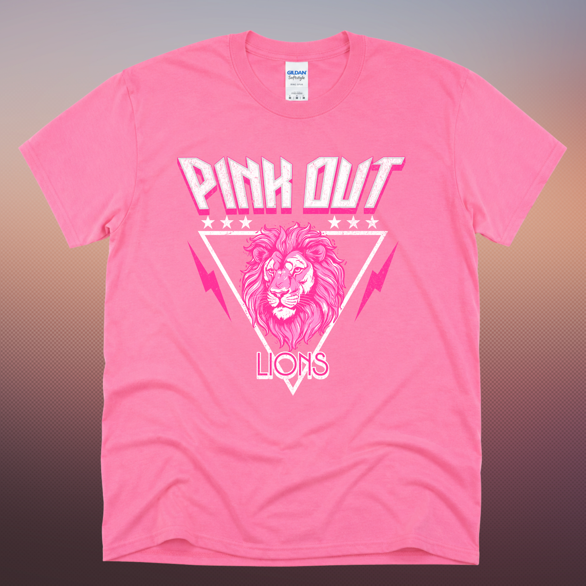 80’s Pink Out Lions Tee