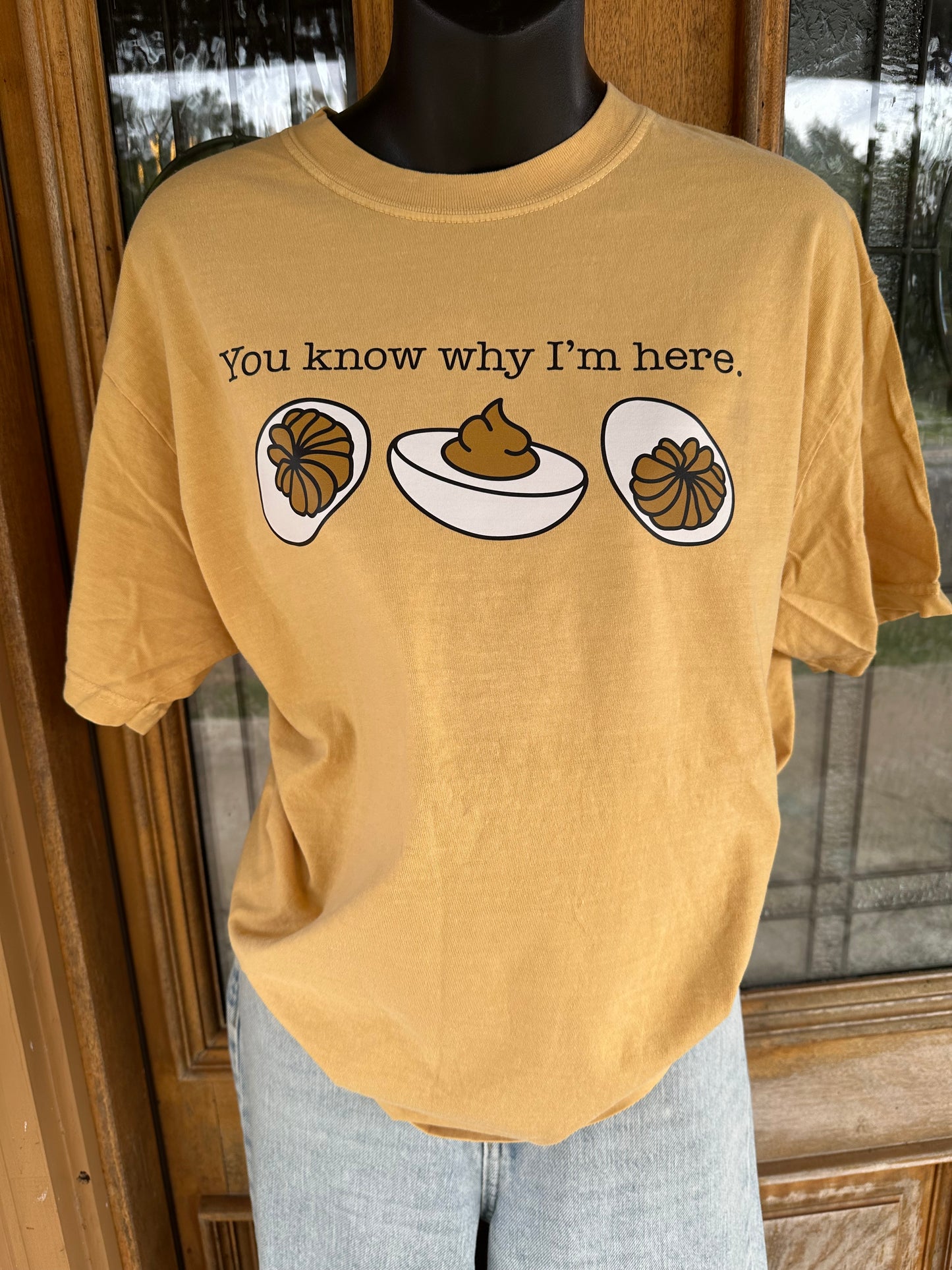 You Know Why I'm Here Tee - CC