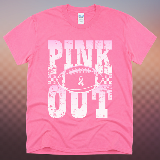 Pink Out Football Tee