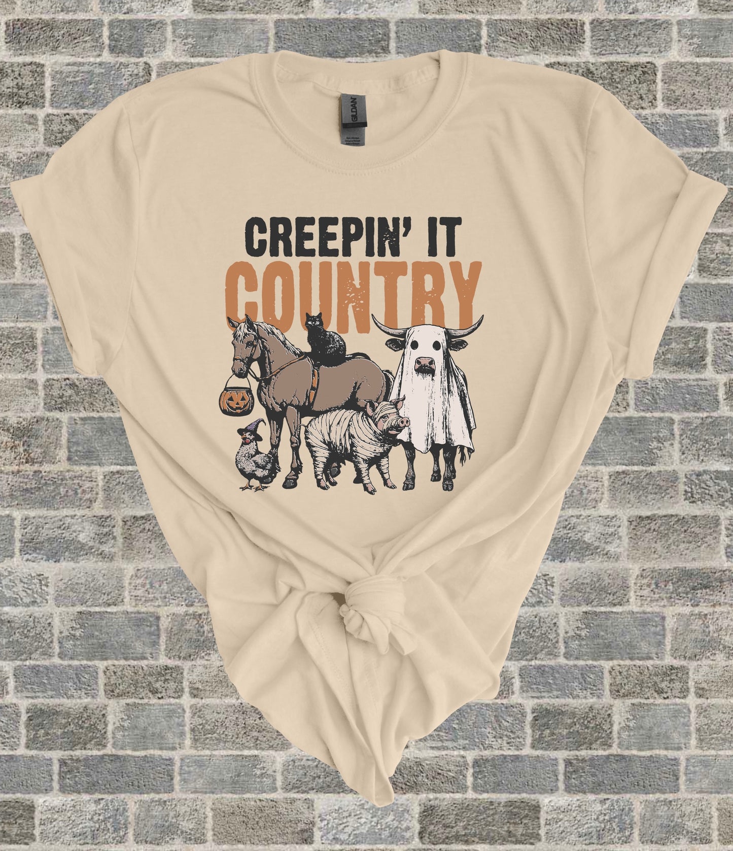 Creepin it Country Tee - 2 Color Options