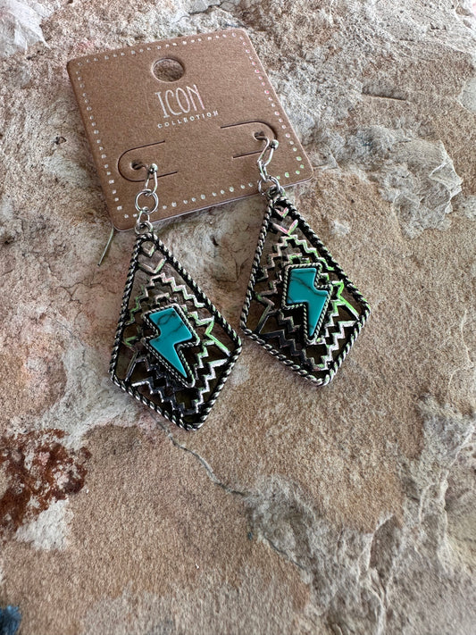 Lantana Lane Lightning Bolt Earrings