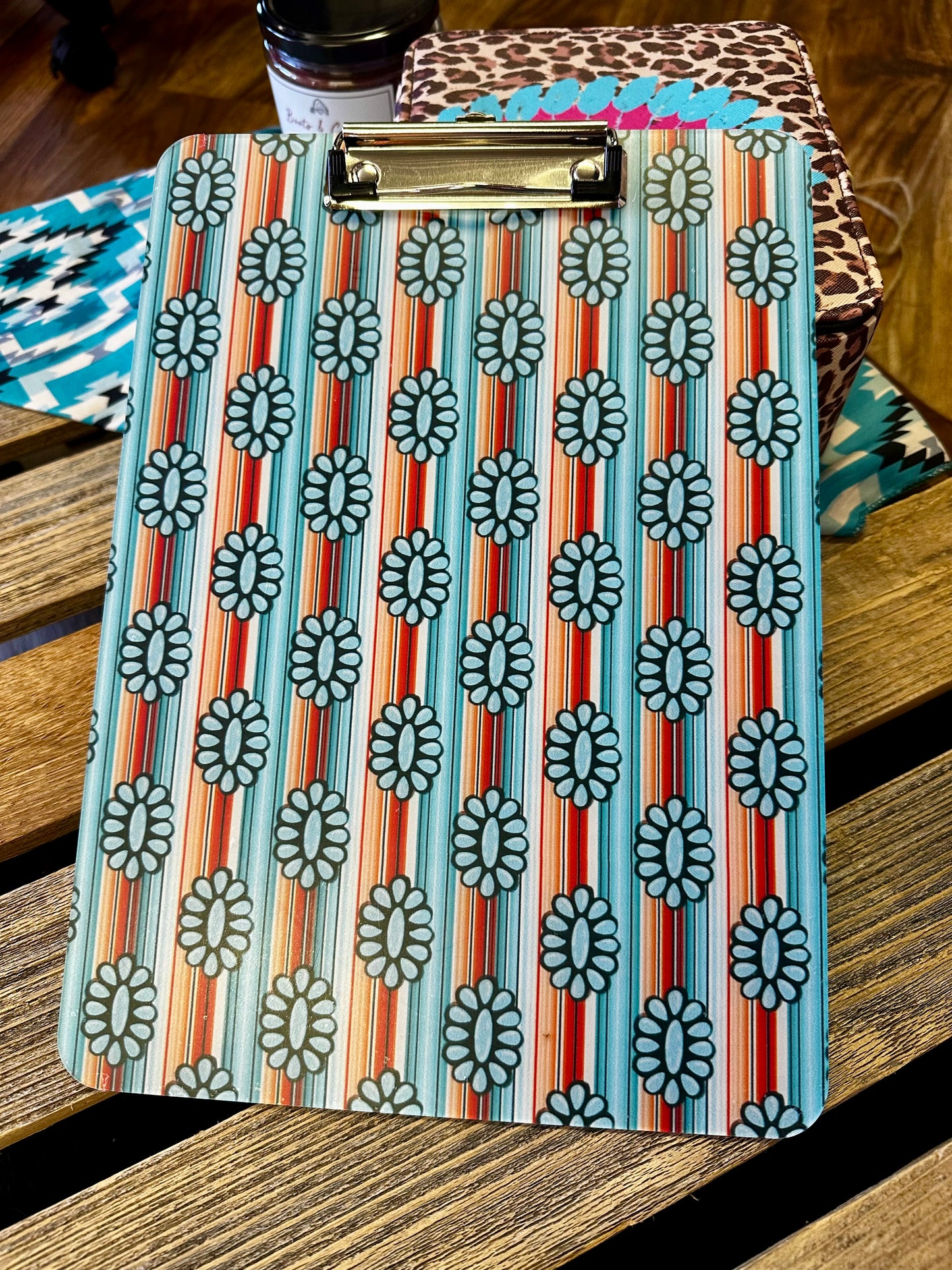 Blossom Serape Clip Board