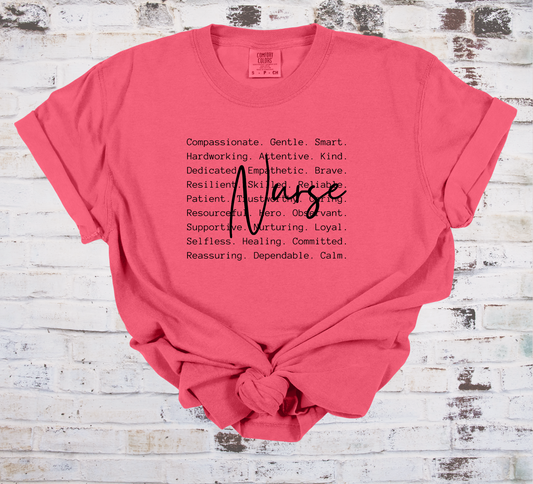 Nurse Tee - CC - Paprika