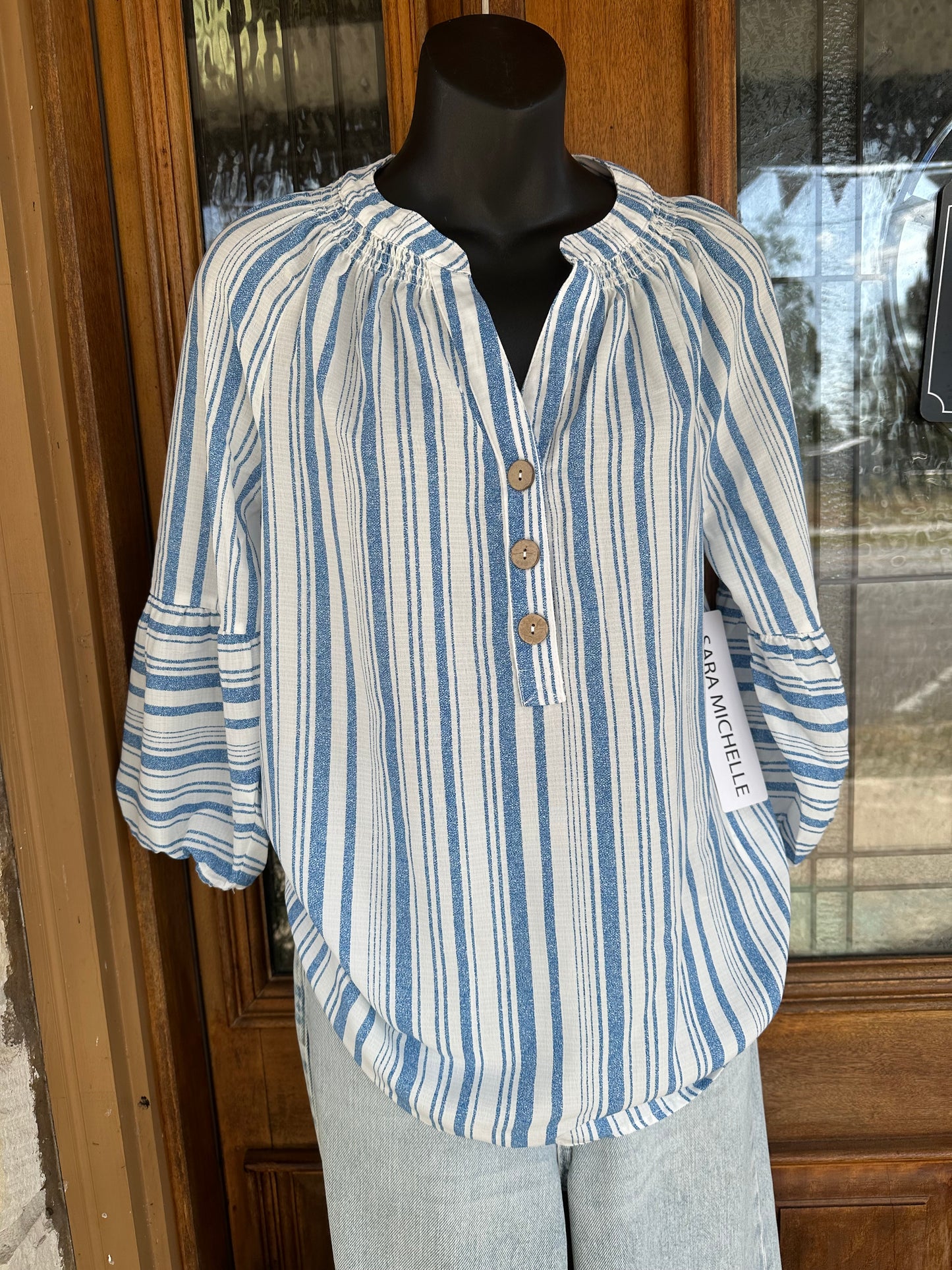 Monica's Striped Blouse