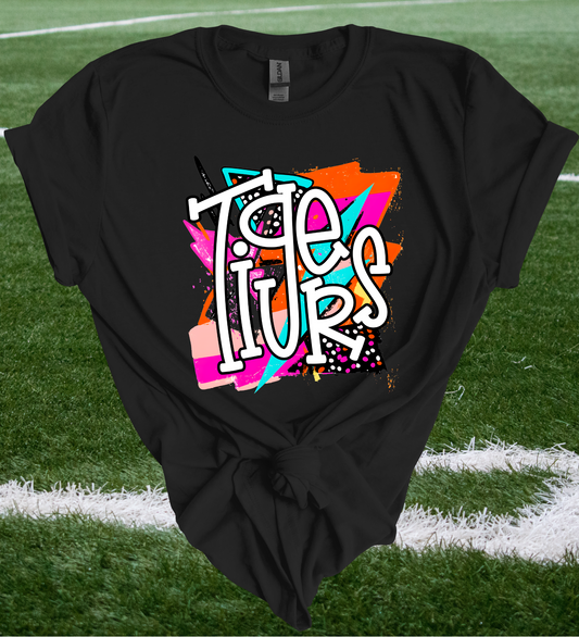Wild 80's Tigers Tee