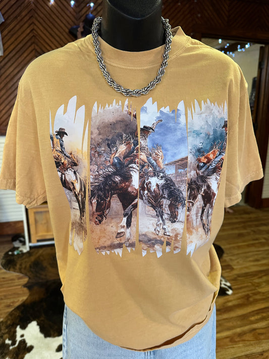Painted Broncs Tee