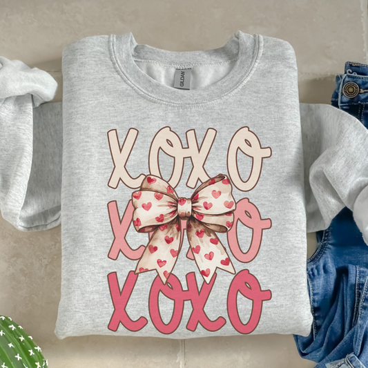 XOXO Bow Sweatshirt or Tee