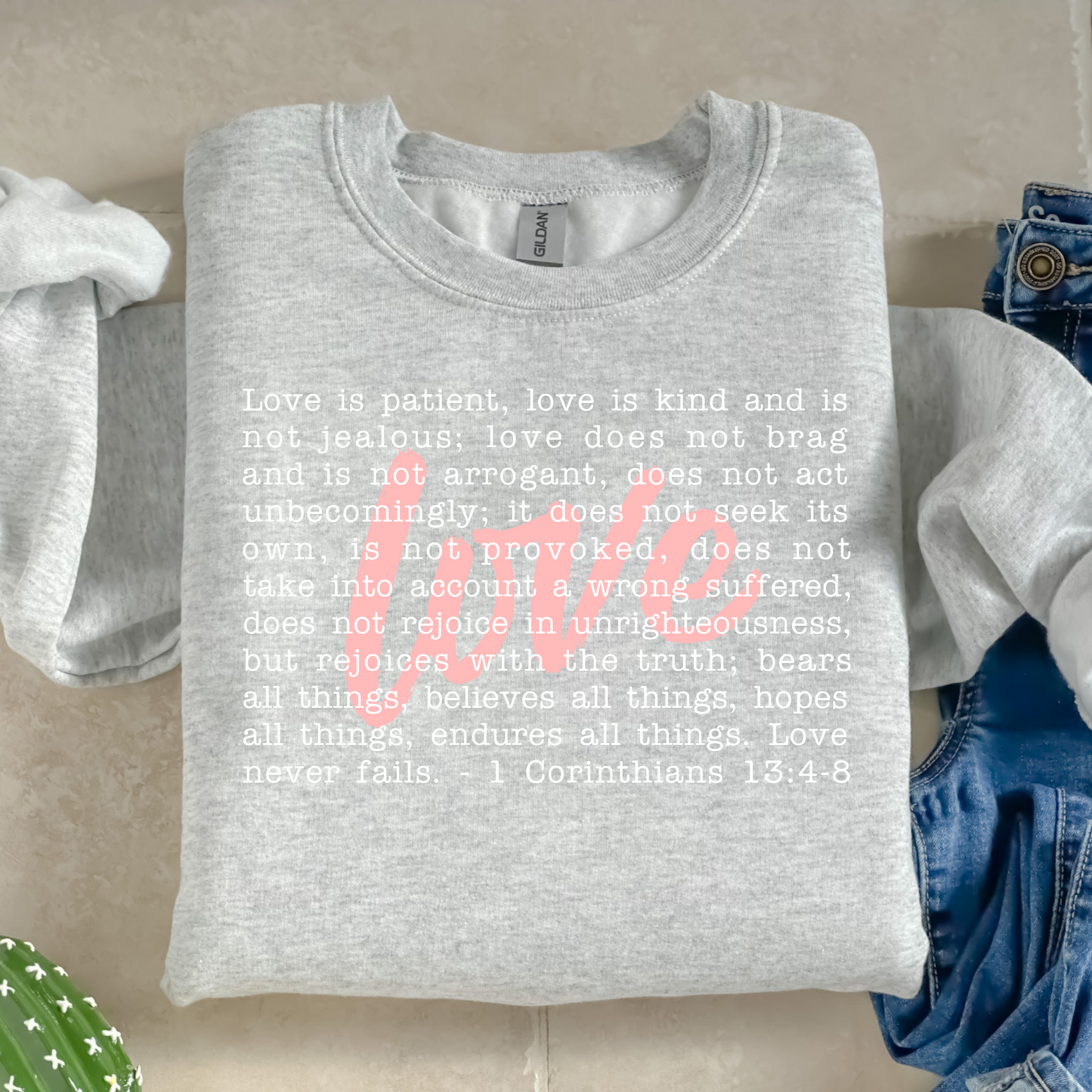 Corinthians Love Sweatshirt or Tee