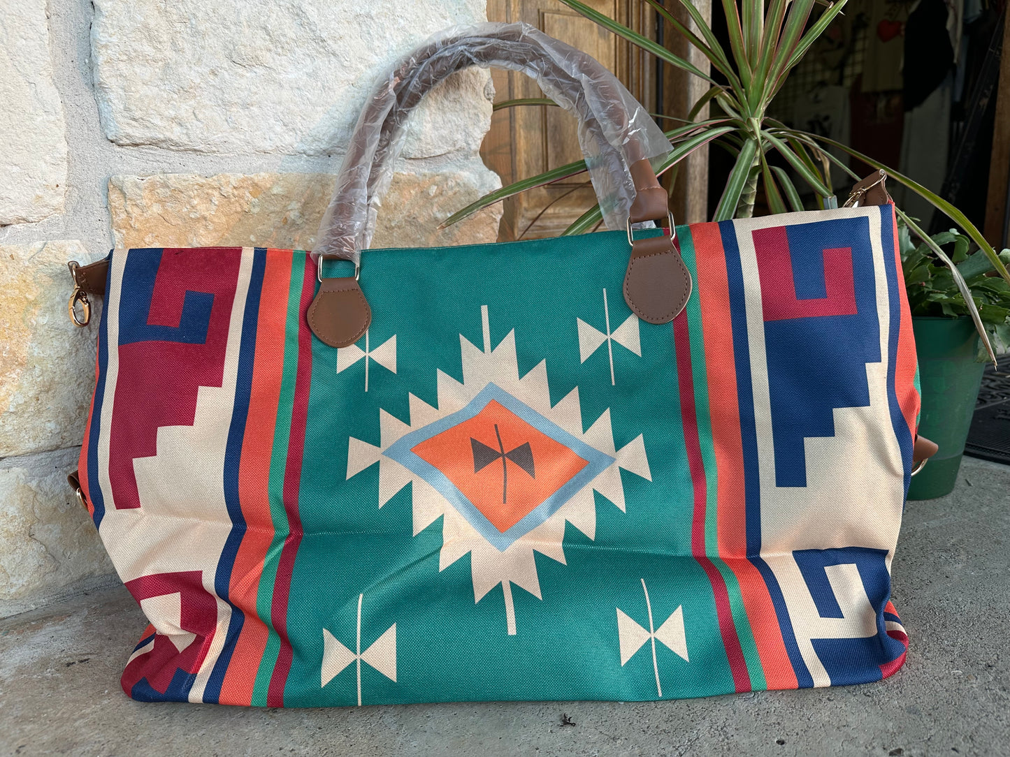 Western Green Weekender Bag