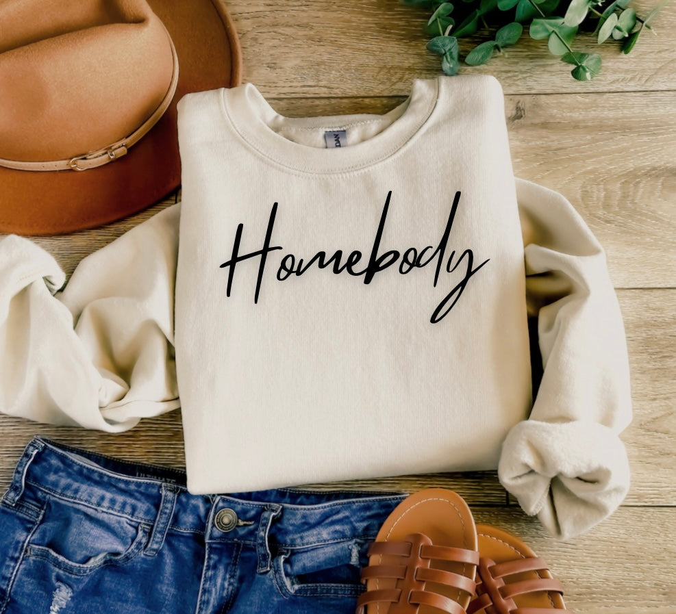 Homebody Sweatshirt - Sand - Made To Order