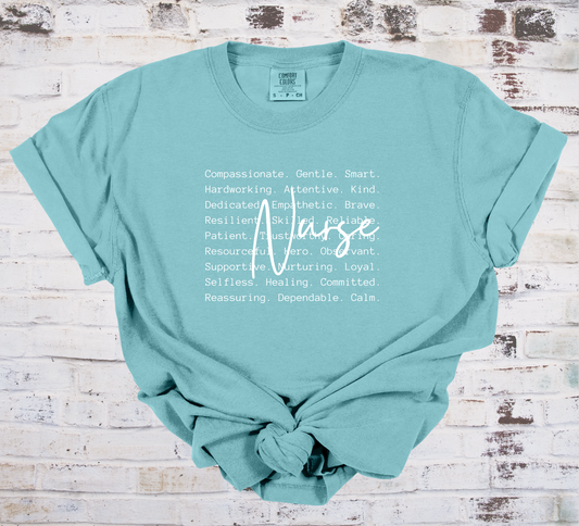 Nurse Tee - CC - Chambray