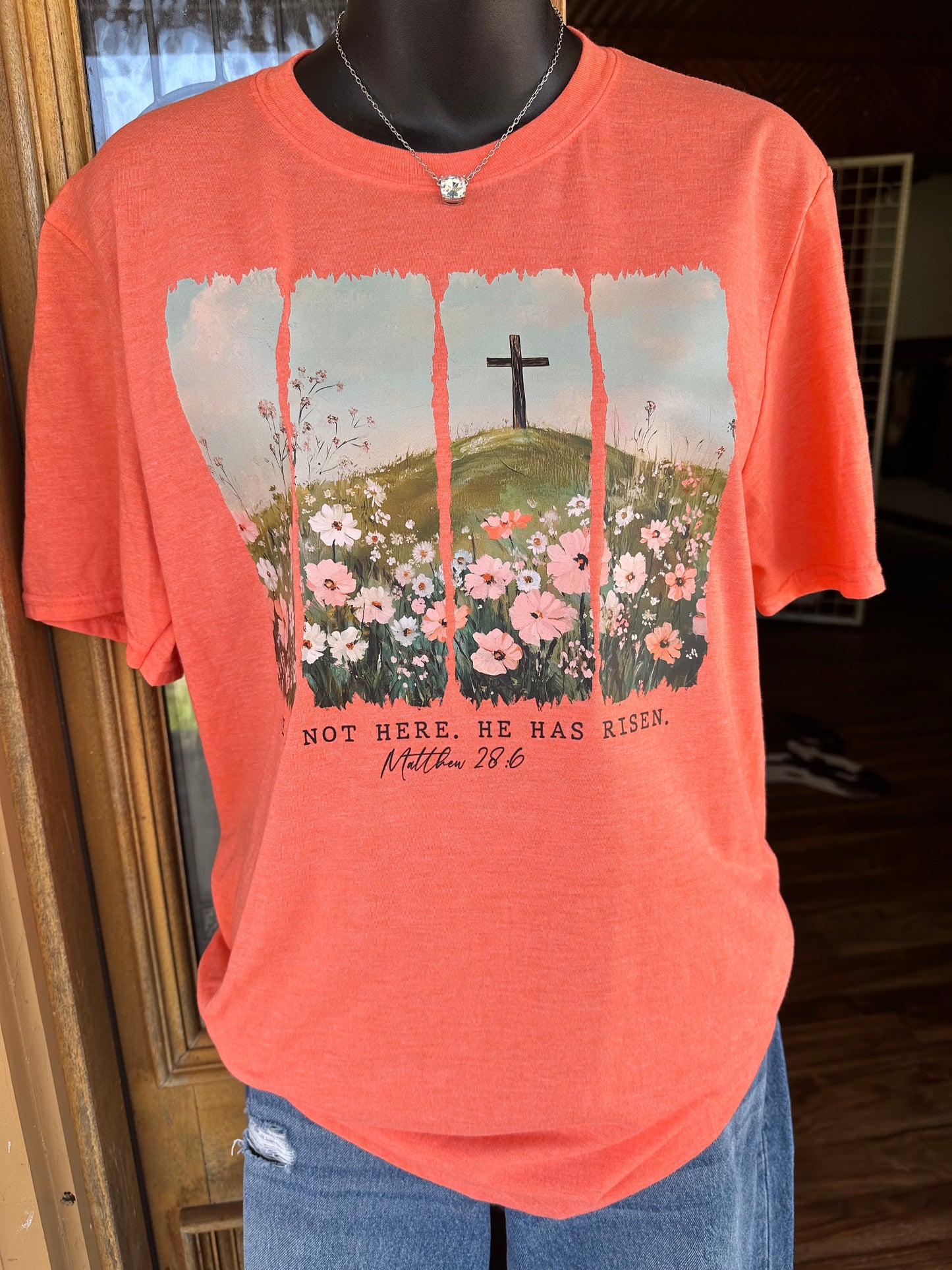 He is Risen Wildflower Field - 2 Color Options