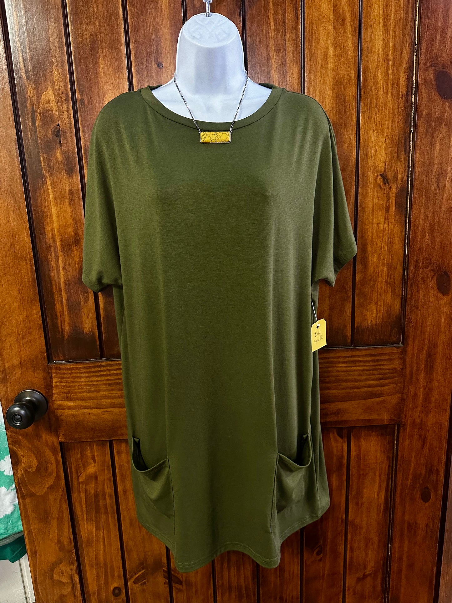 Flowy Spring Green Dress - MN