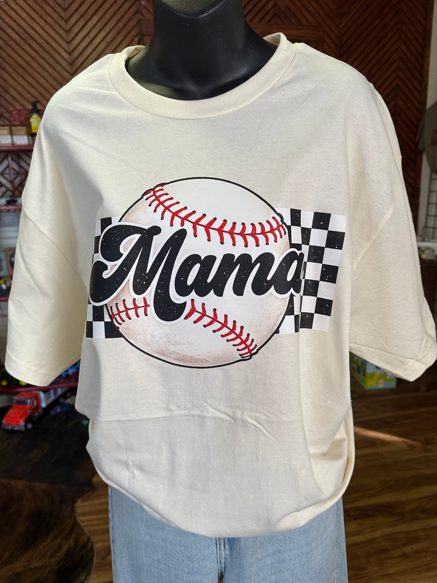 Mama Baseball Tee