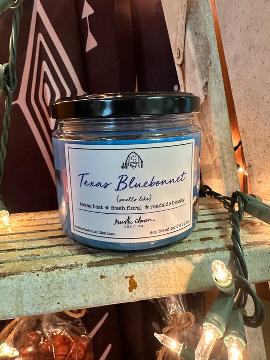 Texas Bluebonnet Candle