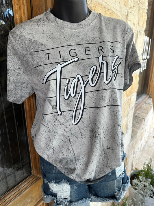Edgy Sideline Tigers Tee