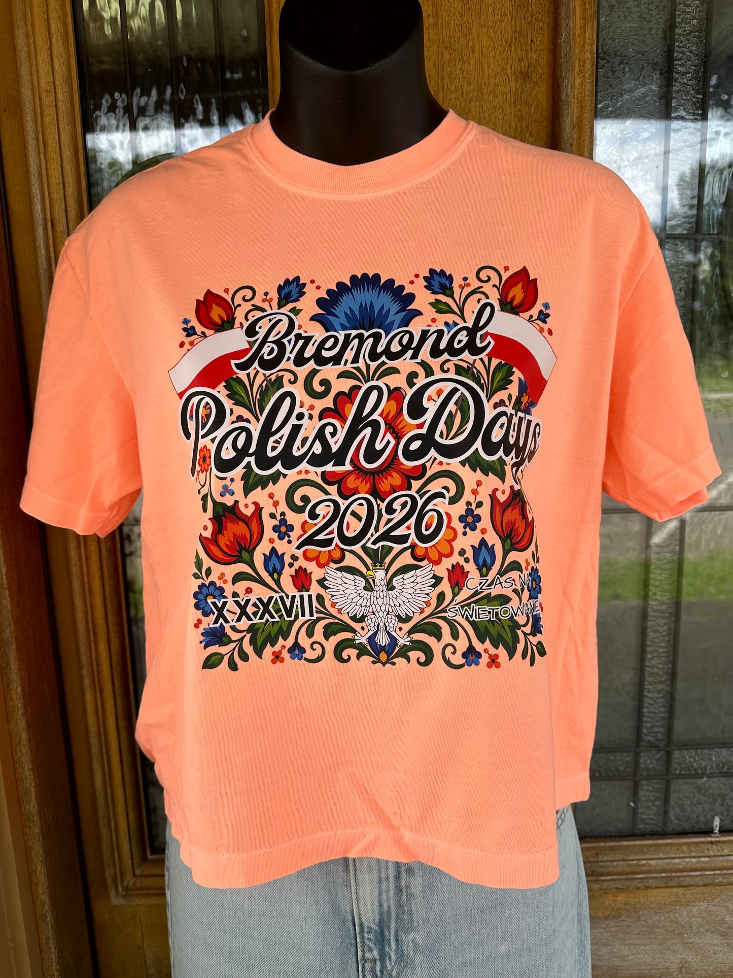 Polish Days 2026 - Comfort Colors Boxy Crop Tee
