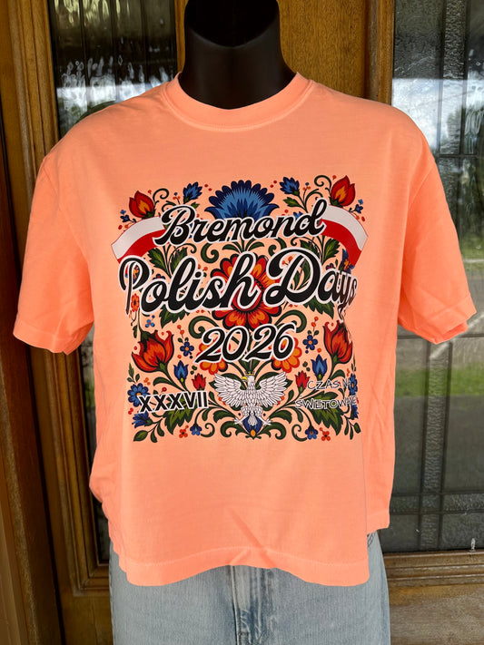 Polish Days 2026 - Comfort Colors Boxy Crop Tee