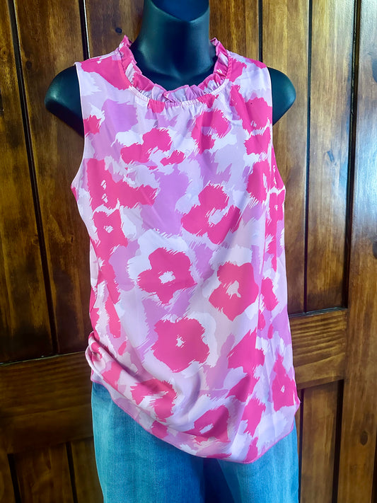 Pink Leopard Halter Top - MN