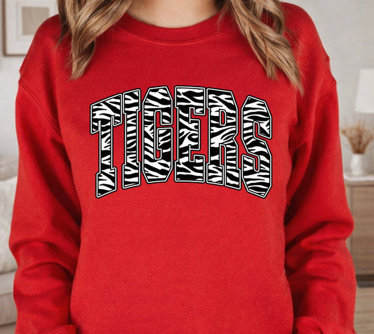 Zebra Print Tigers Tee
