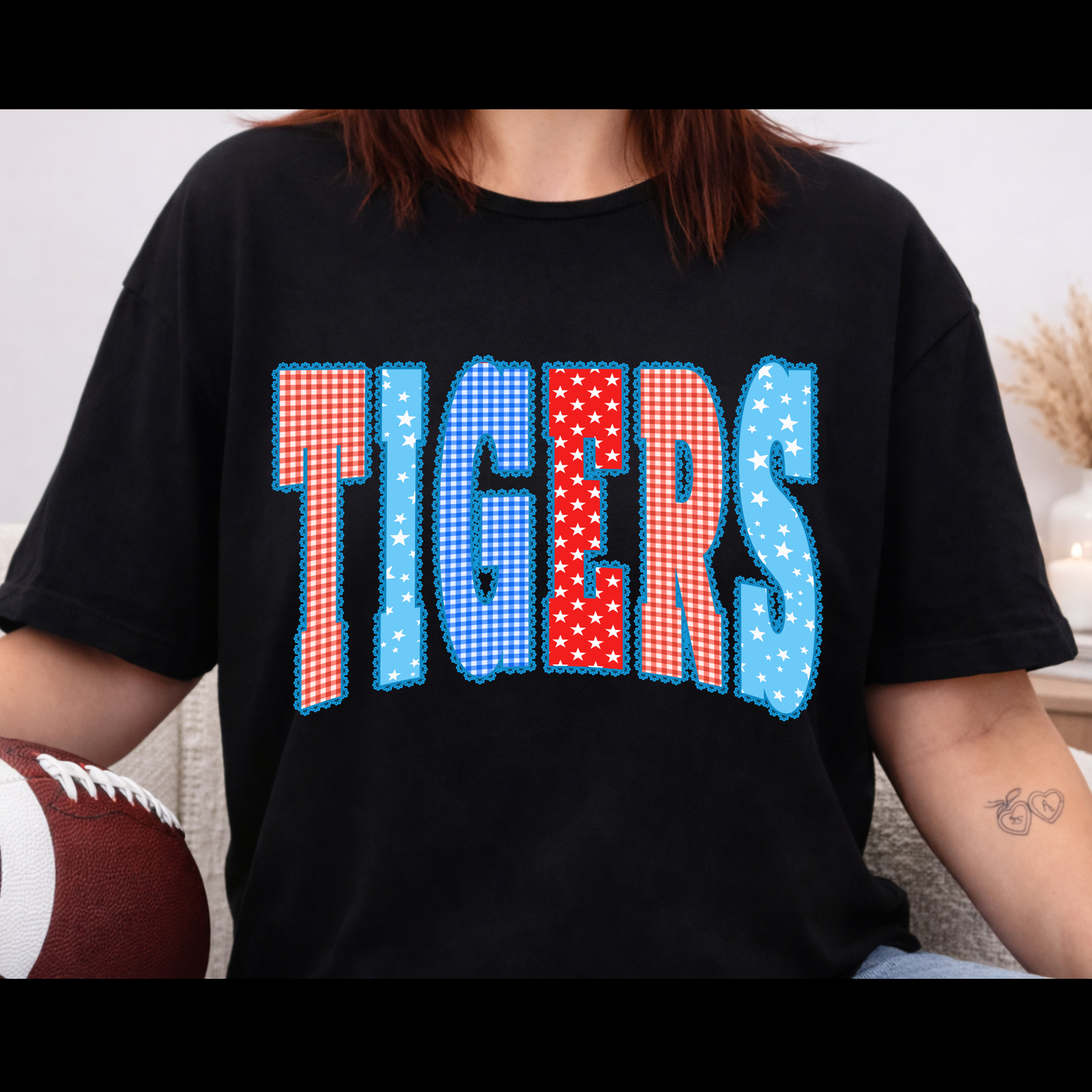 Fun and Frilly Tigers Tee