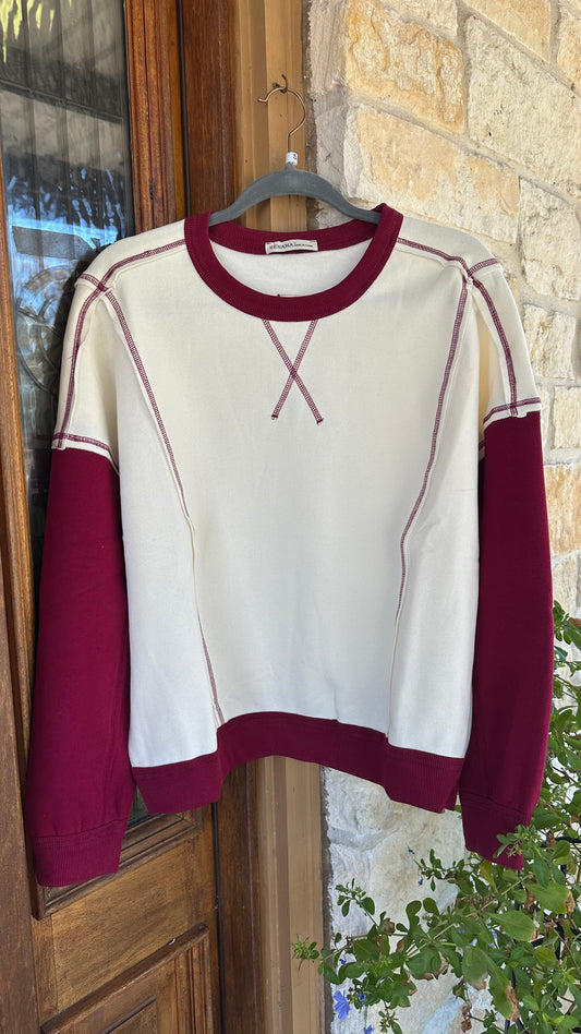 Cabernet Fleece Pullover