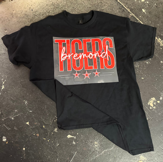 Bremond Tigers Starry - Black