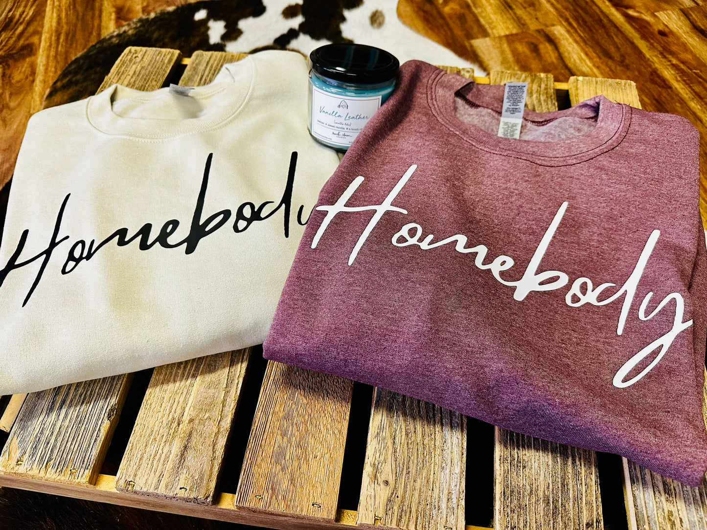 Homebody Sweatshirt - Maroon- Made to Order