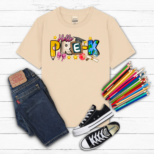Hello Pre-K Tee