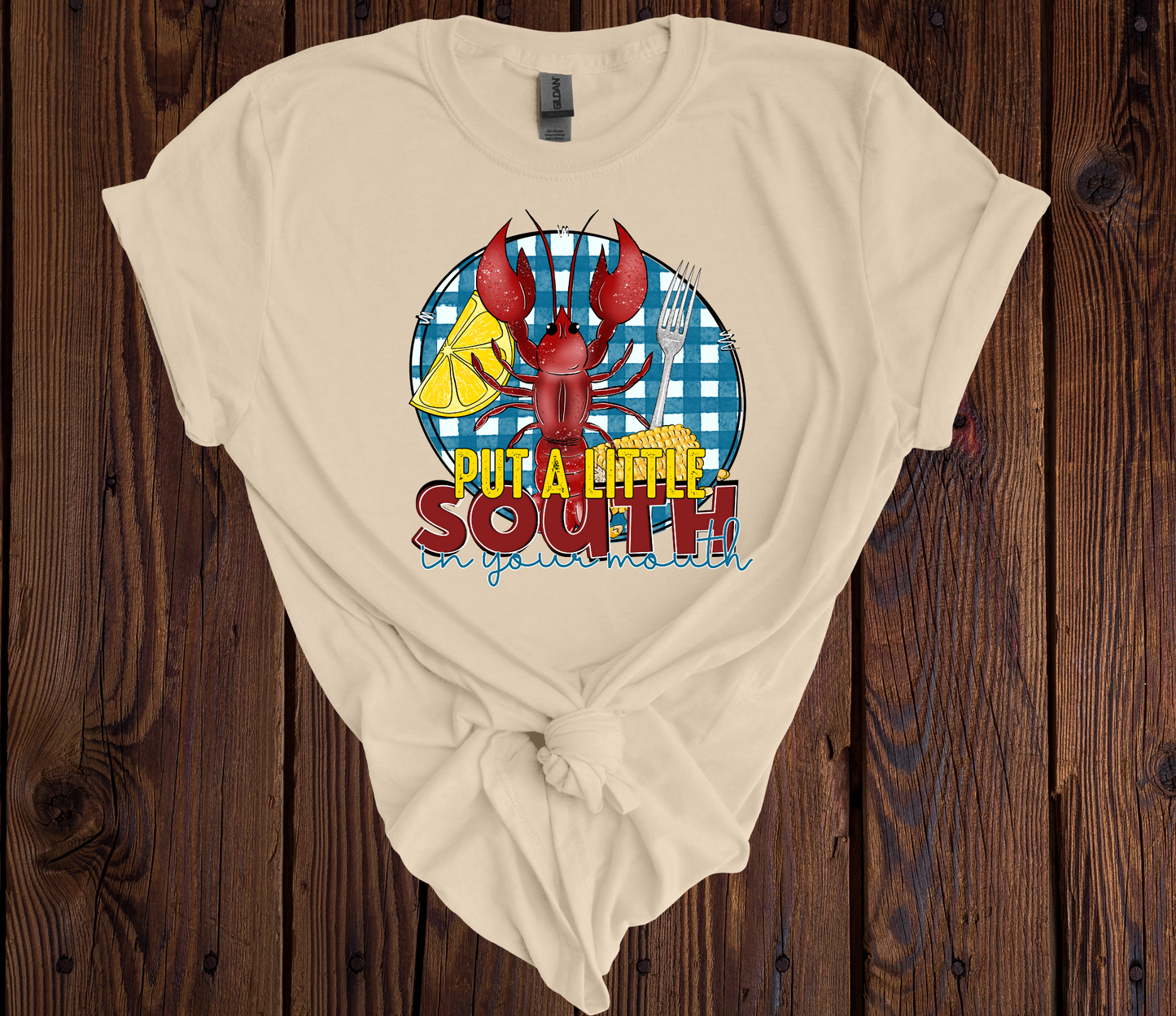 Put A Little South in Your Mouth Tee - 3 Color Options