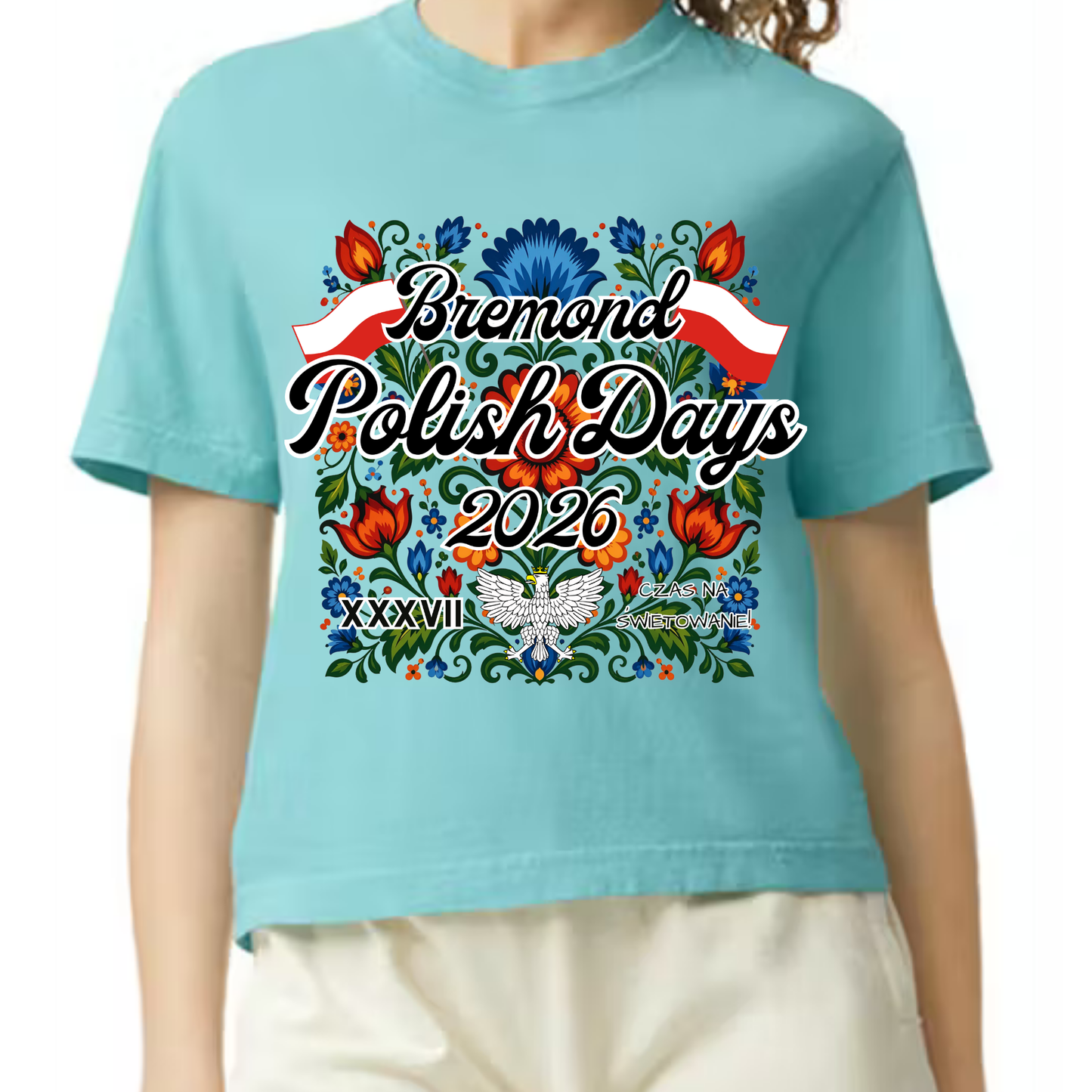 Polish Days 2026 - Comfort Colors Boxy Crop Tee