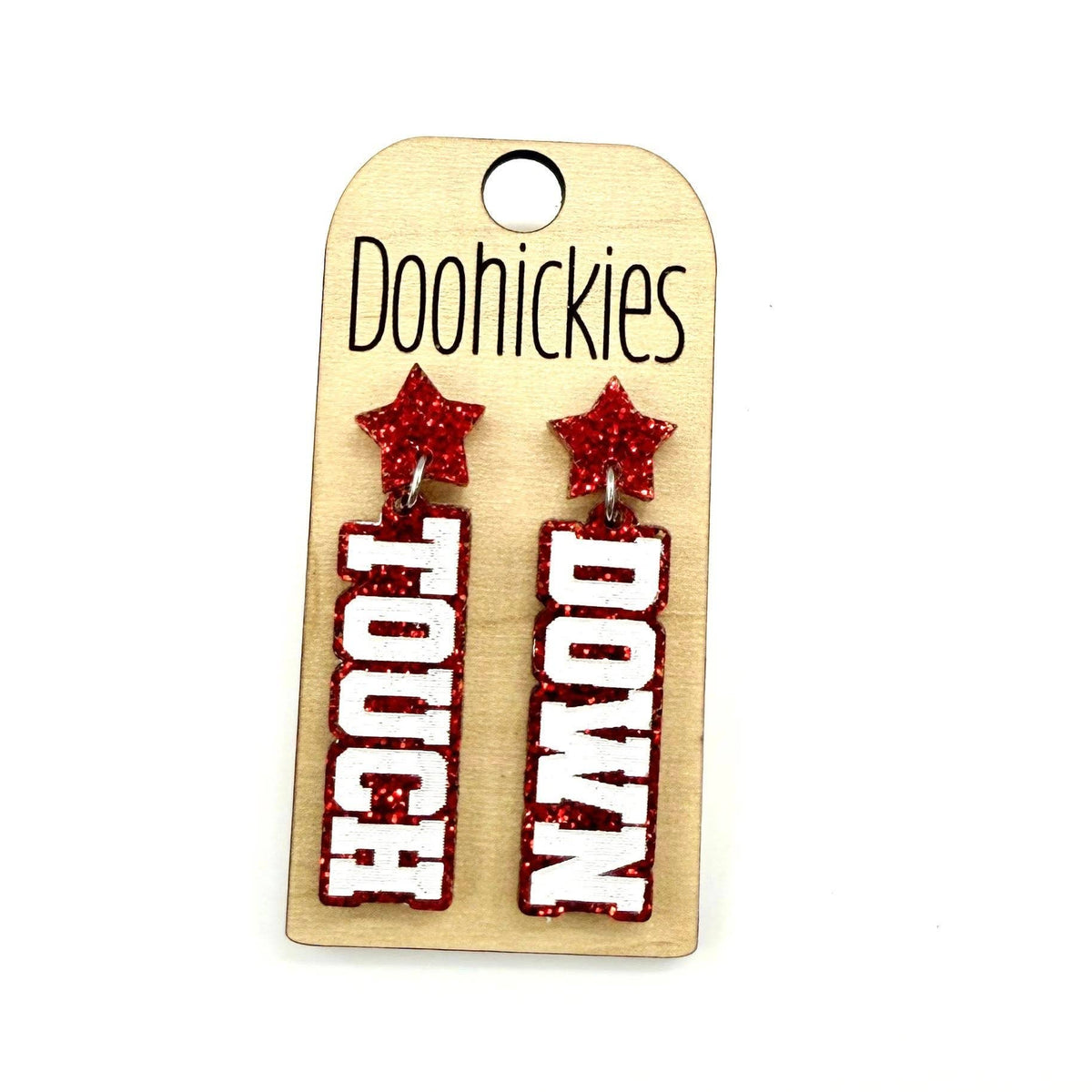 Glitter Touch Down Dangles
