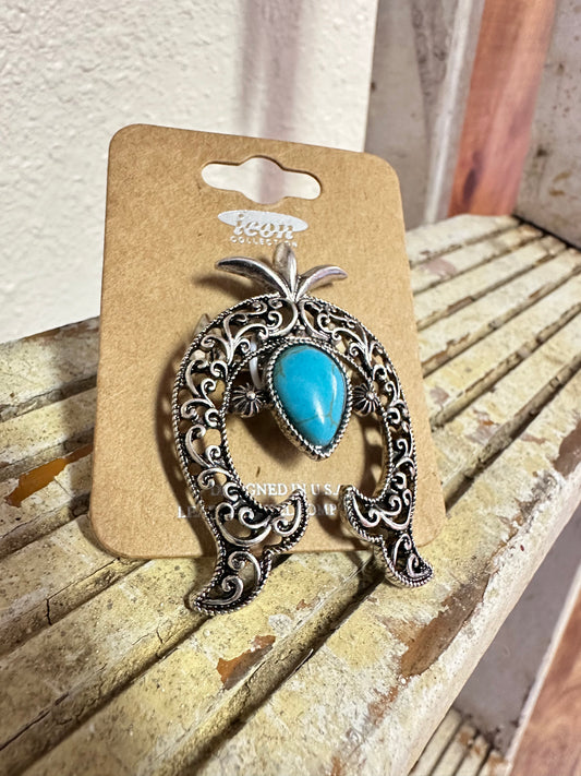 Turquoise Aloba Arch Ring