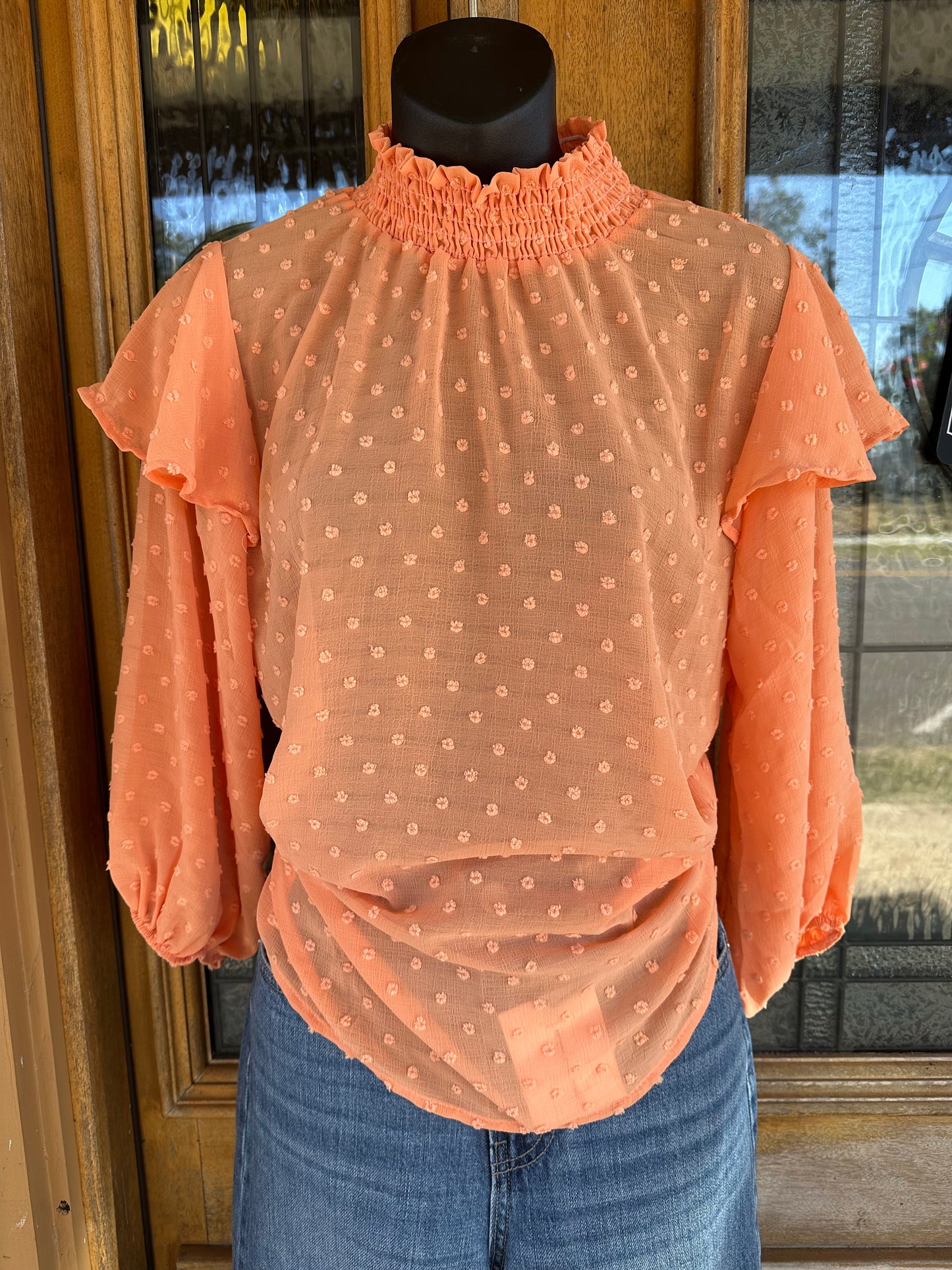 Sweet Magnolia Blouse - Sheer