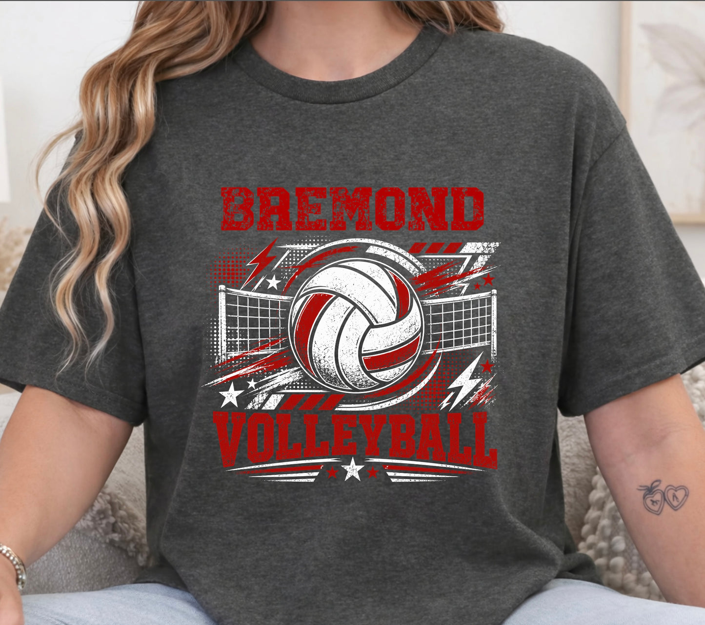 Bremond Volleyball Tee - 2 Colors