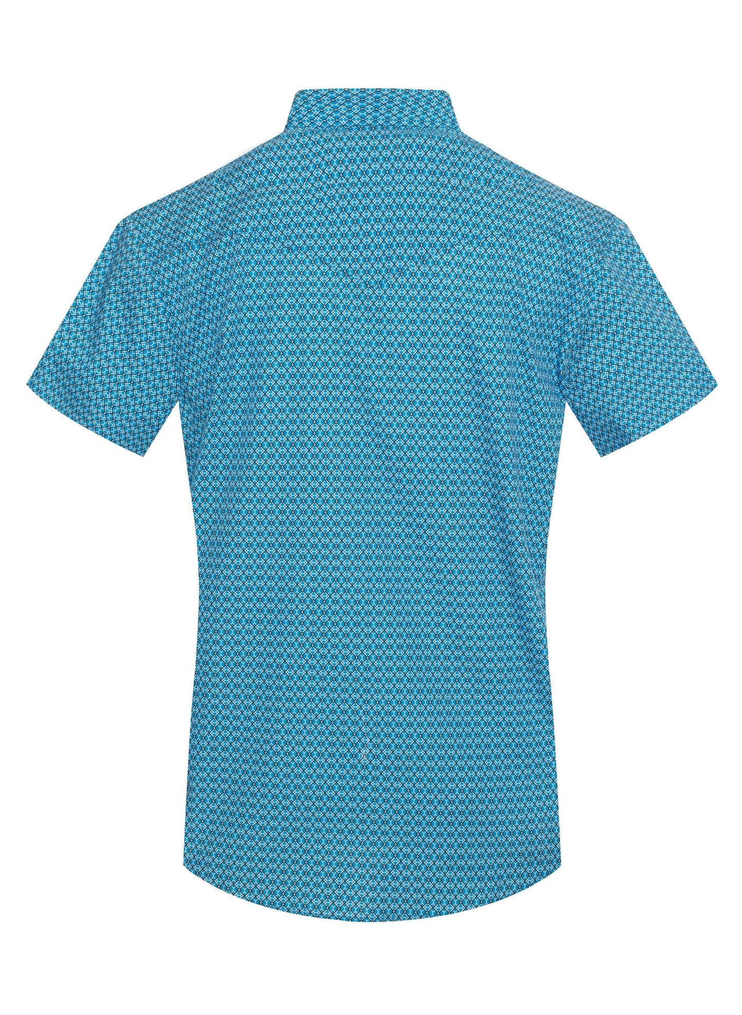 Cole's Short Sleeve Pearl Snap Print Shirt
