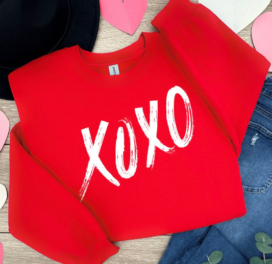 XOXO Red Tee or Sweatshirt