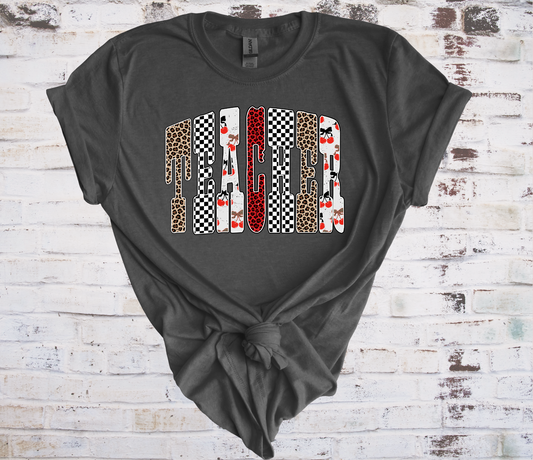 Retro Teacher Tee
