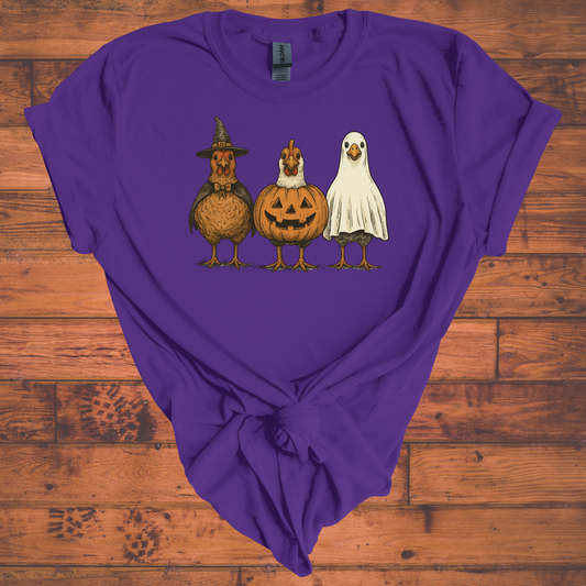 Halloween Chickens Tee