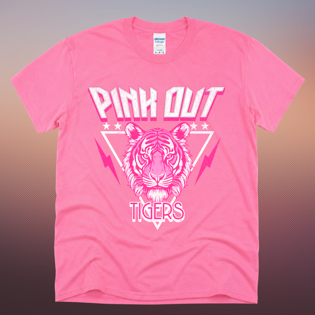 80’s Pink Out Tigers Tee