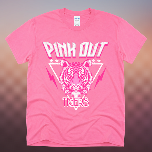 80’s Pink Out Tigers Tee