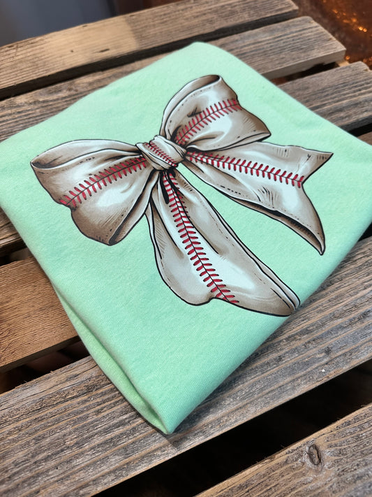 Baseball Bow Tee