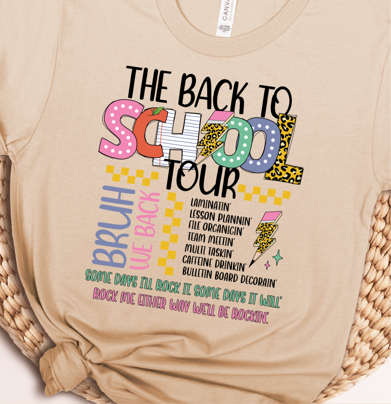 Back to School Tour - Teacher Tee